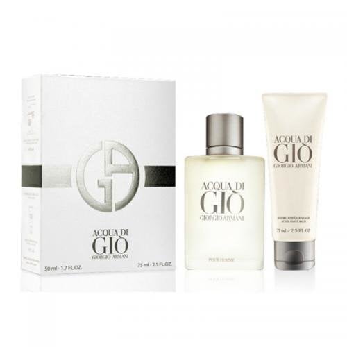 Rinkinys Giorgio Armani Acqua di Gio Pour Homme: EDT vyrams 50 ml + losjonas po skutimosi 75 ml цена и информация | Kvepalai vyrams | pigu.lt