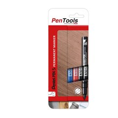 Постоянный курсор Pentel Pen N50S, 1 мм, 4 шт., Различные цветовые пакет 4 ПК. цена и информация | Письменные принадлежности | pigu.lt