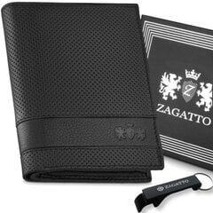 Vyriška odinė piniginė Zagatto kaina ir informacija | Vyriškos piniginės, kortelių dėklai | pigu.lt