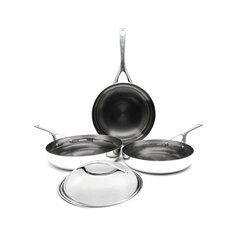 Crowd Cookware - Крышка Blackbeard - Ø 28 см - Подходит для сковородок диаметром 28 см - Нержавеющая сталь - Можно мыть в посудомоечной машине и использовать в духовке - С клапаном для выпуска пара цена и информация | Cковородки | pigu.lt