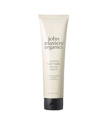 Plaukų kaukė normaliems plaukams su rožėmis ir abrikosais John Masters Organics, 148 ml kaina ir informacija | Priemonės plaukų stiprinimui | pigu.lt