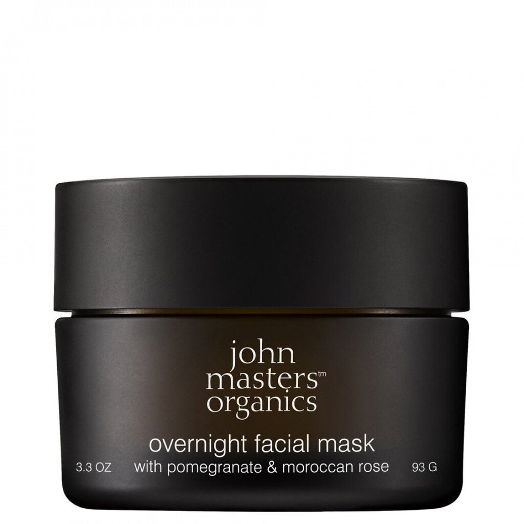 Naktinė veido kaukė su granatais ir marokietiška rože John Masters Organics, 93 g цена и информация | Veido kaukės, paakių kaukės | pigu.lt