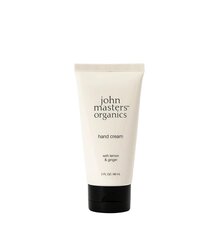 Rankų kremas su citrina ir imbieru John Masters Organics , 60 ml kaina ir informacija | Kūno kremai, losjonai | pigu.lt