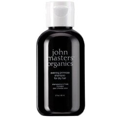 Plaukų šampūnas su nakvišų aliejumi John Masters Organics Mini, 60 ml kaina ir informacija | Šampūnai | pigu.lt
