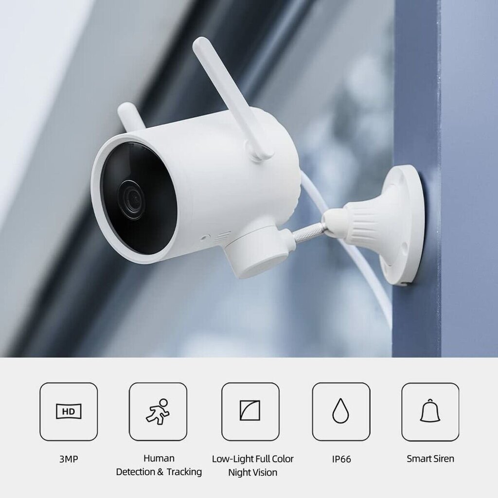 Stebėjimo kamera Xiaomi Imilab EC3 цена и информация | Stebėjimo kameros | pigu.lt