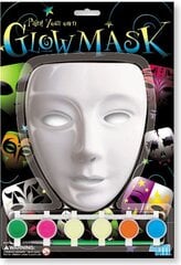 Kaukė Glow Mask, 1 vnt. цена и информация | Карнавальные костюмы | pigu.lt