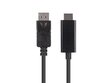 Lanberg, DisplayPort - Hdmi, 1 m kaina ir informacija | Kabeliai ir laidai | pigu.lt