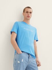 Tom Tailor vyriški marškinėliai 1035581*18395, mėlyni kaina ir informacija | Vyriški marškinėliai | pigu.lt