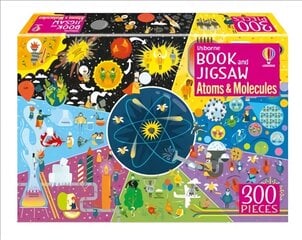Usborne book and jigsaw atoms and molecules kaina ir informacija | Knygos mažiesiems | pigu.lt