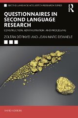 Questionnaires in Second Language Research: Construction, Administration, and Processing 3rd edition цена и информация | Книги по социальным наукам | pigu.lt