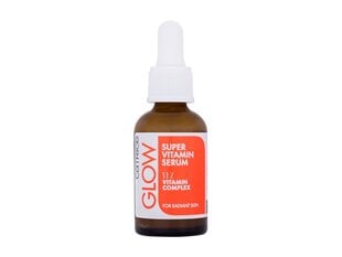 Veido serumas Catrice Glow Super Vitamin Serum, 30 ml цена и информация | Сыворотки для лица, масла | pigu.lt