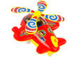 Stumiamas žaislas Lean Toys Sraigtasparnis, raudonas kaina ir informacija | Žaislai berniukams | pigu.lt