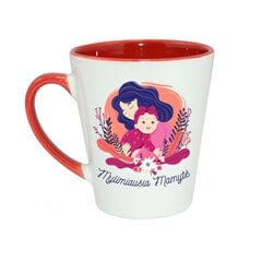 Latte puodelis "Mylimiausia mamytė" kaina ir informacija | Originalūs puodeliai | pigu.lt