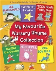 Favourite Nursery Rhyme Collection: A Box of 6 Delightful Books of Verse kaina ir informacija | Knygos mažiesiems | pigu.lt