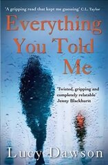 Everything You Told Me: A Fast Paced, Gripping Psychological Thriller Main kaina ir informacija | Fantastinės, mistinės knygos | pigu.lt