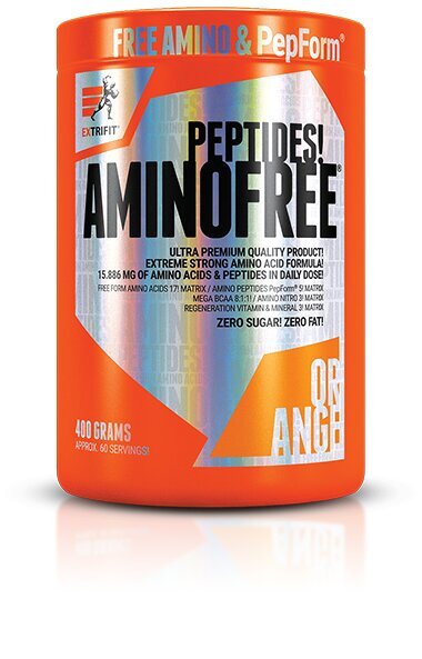 Aminorūgštys Extrifit Aminofree® Peptides, 400 g kaina ir informacija | Aminorūgštys | pigu.lt