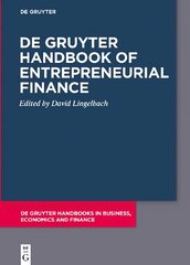 De Gruyter Handbook of Entrepreneurial Finance kaina ir informacija | Ekonomikos knygos | pigu.lt