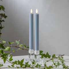 LED Dinner Candle 2P Flamme Stripe 061-69 цена и информация | Подсвечники, свечи | pigu.lt