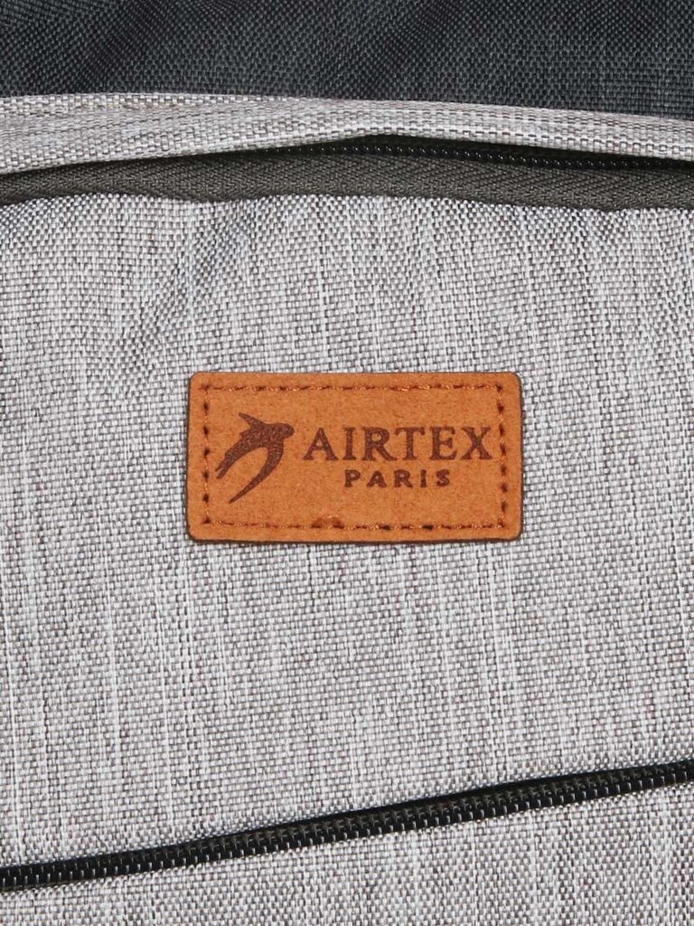 Mokyklinė kuprinė Airtex School 715, pilka kaina ir informacija | Kuprinės mokyklai, sportiniai maišeliai | pigu.lt