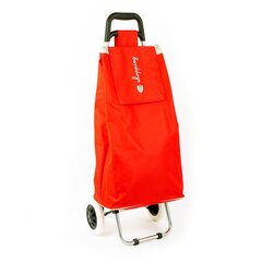 Pirkinių krepšys ant ratų Airtex Worldline 028 Tote, 56 l, raudonas kaina ir informacija | Pirkinių krepšiai | pigu.lt