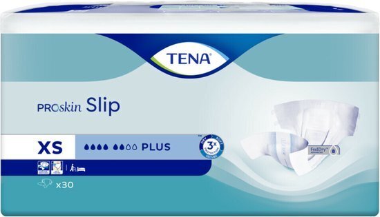 Sauskelnės Tena Slip Plus XS, 30 vnt. kaina ir informacija | Slaugos prekės | pigu.lt