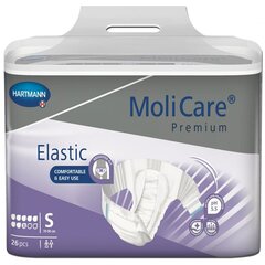 MoliCare Premium Elastic 8S autiņbikses 26gab. цена и информация | Подгузники, прокладки, одноразовые пеленки для взрослых | pigu.lt