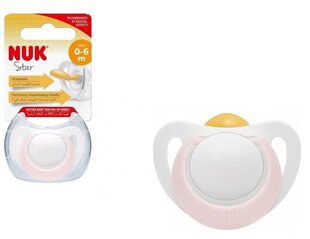 Čiulptukas Nuk Star Latex, 0-6 mėn, 1 vnt. kaina ir informacija | Čiulptukai | pigu.lt