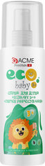 Plaukų purškiklis lengvinantis iššukavimą Eco Baby 3+ vaikams, 150 ml kaina ir informacija | Acme Kvepalai, kosmetika | pigu.lt