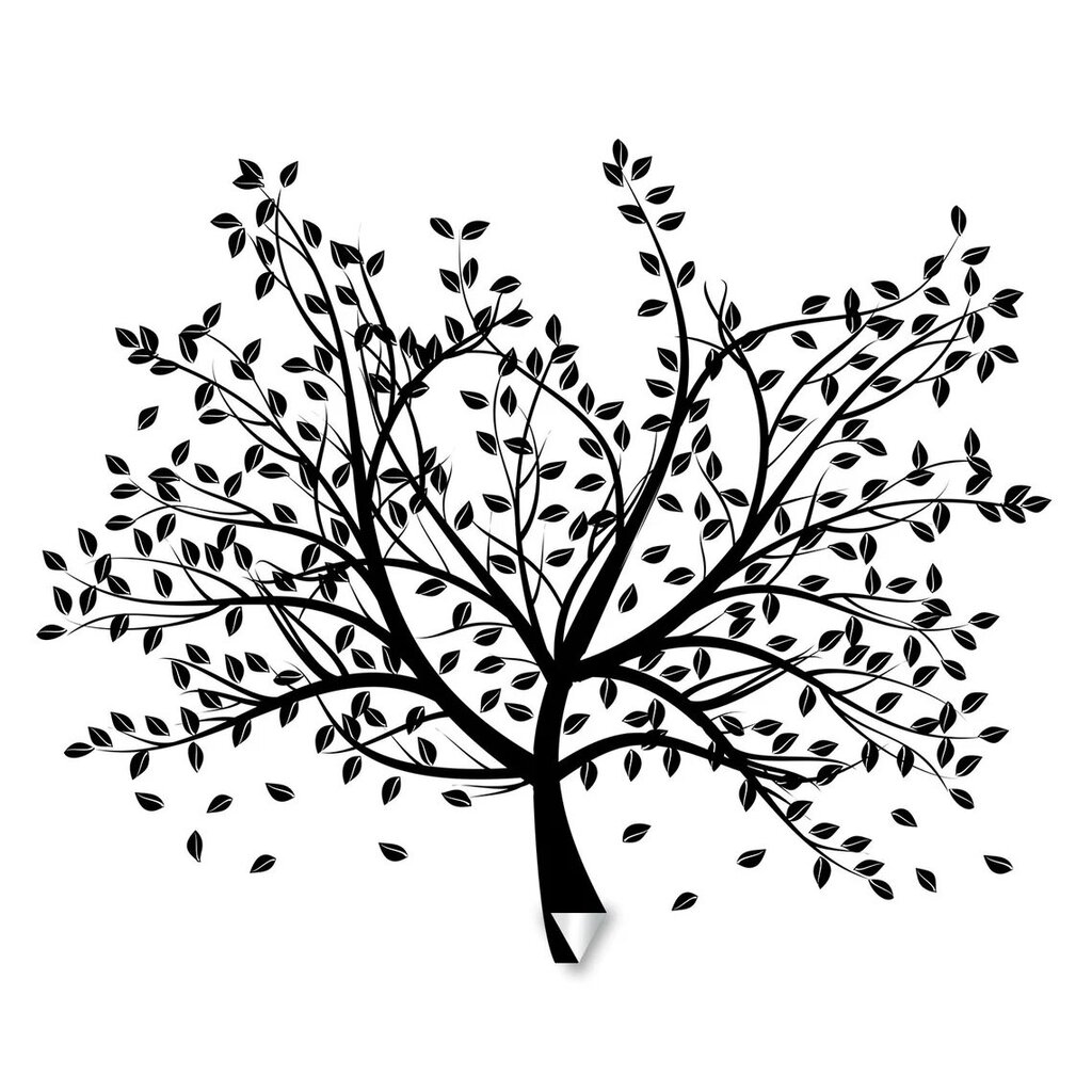 Interjero lipdukas Tree Botanical kaina ir informacija | Interjero lipdukai | pigu.lt