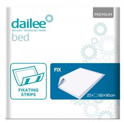 DAILEE Bed Premium Fix 60x90cm 25gab. цена и информация | Подгузники, прокладки, одноразовые пеленки для взрослых | pigu.lt