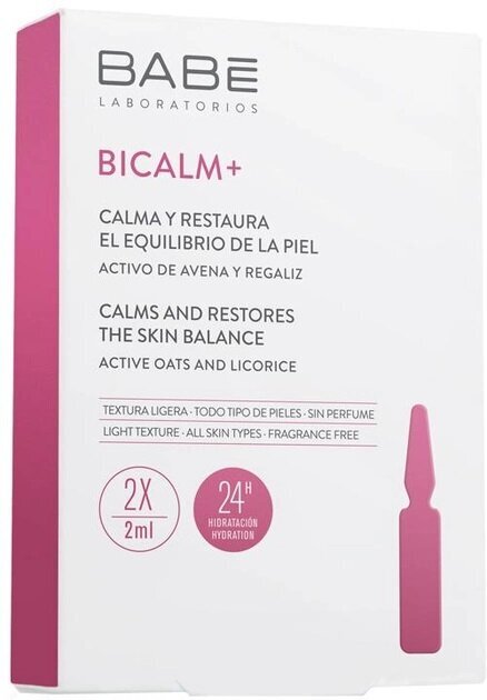 eido ampulės Babe Bicalm+, 2x2 ml kaina ir informacija | Veido aliejai, serumai | pigu.lt