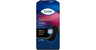 TENA Silhouette Noir Mini Pad 18p цена и информация | Подгузники, прокладки, одноразовые пеленки для взрослых | pigu.lt