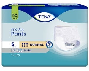 Sauskelnės suaugusiems Tena Pants Normal S, 15 vnt. цена и информация | Подгузники, прокладки, одноразовые пеленки для взрослых | pigu.lt