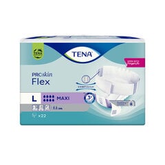 Sauskelnės suaugusiems Tena Flex Maxi Large, 22 vnt. kaina ir informacija | Sauskelnės, įklotai, paklotai suaugusiems | pigu.lt