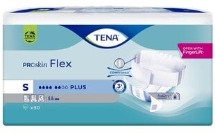 Подгузники для взрослых Tena ProSkin Flex Plus S, 30 шт цена и информация | Подгузники, прокладки, одноразовые пеленки для взрослых | pigu.lt