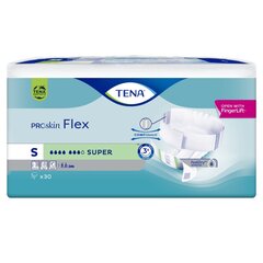 Sauskelnės suaugusiems Tena Flex Super S, 30 vnt. kaina ir informacija | Sauskelnės, įklotai, paklotai suaugusiems | pigu.lt