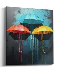 Картина Umbrellas цена и информация | Репродукции, картины | pigu.lt