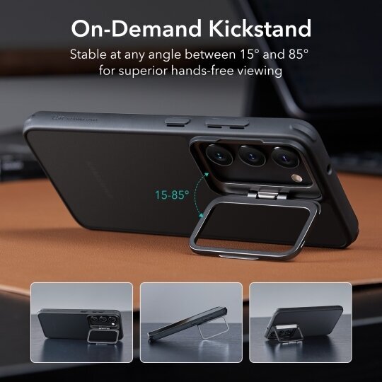 ESR Classic Kickstand skirtas Samsung Galaxy S23, juodas цена и информация | Telefono dėklai | pigu.lt