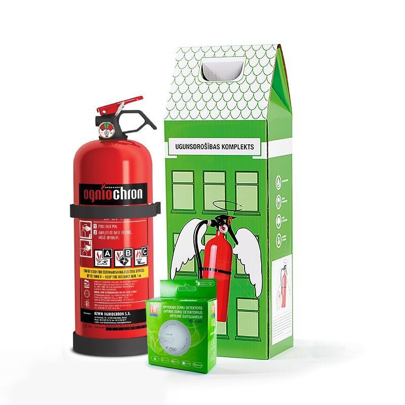 Namų priešgaisrinės saugos rinkinys Ogniochron kaina ir informacija | Dūmų, dujų detektoriai | pigu.lt