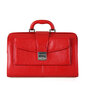 Natūralios odos krepšys, raudonas kaina ir informacija | Lagaminai, kelioniniai krepšiai | pigu.lt