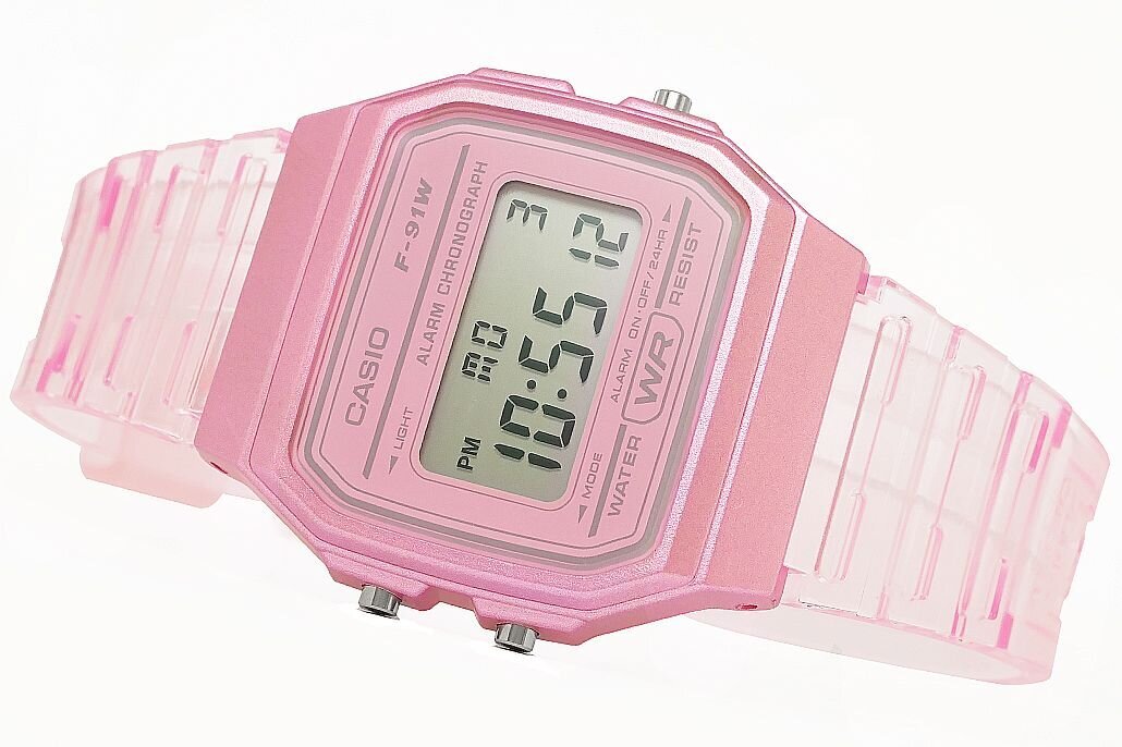 Laikrodis moterims Casio F-91WS-4EF kaina ir informacija | Moteriški laikrodžiai | pigu.lt