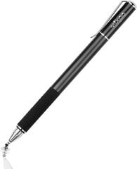 Mixoo Pen Precision Disc Stylus Touch Pen Stylus 2 в одной ручке, совместимой со смартфонами и планшетами, черный цена и информация | Аксессуары для планшетов, электронных книг | pigu.lt