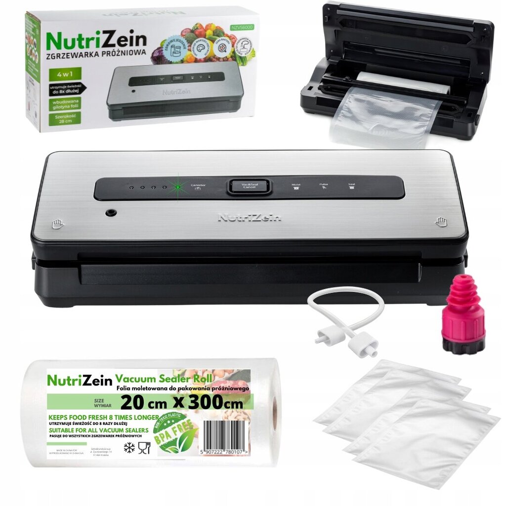 NutriZein NZVS6000 kaina ir informacija | Vakuumatoriai | pigu.lt