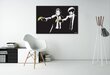 Sienų spaudiniai Drobė Banksy Retro Graffiti Pulp Fiction Interjero dekoras – 100 X 60 cm kaina ir informacija | Reprodukcijos, paveikslai | pigu.lt