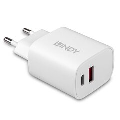 20W USB Type A & C Charger Lindy 73413 цена и информация | Зарядные устройства для телефонов | pigu.lt