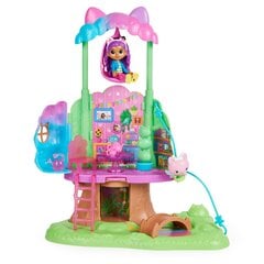 Кукольный домик-трансформер Gabby's Garden Treehouse Playset с подсветкой, 2 фигурки, 5 аксессуаров, 1 доставка, 3 предмета мебели, детские игрушки для детей от 3 лет и старше цена и информация | Игрушки для девочек | pigu.lt