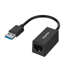 Hama,USB-A/RJ45 kaina ir informacija | Kabeliai ir laidai | pigu.lt