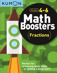 Math Boosters: Fractions (Grades 4-6) цена и информация | Книги для самых маленьких | pigu.lt