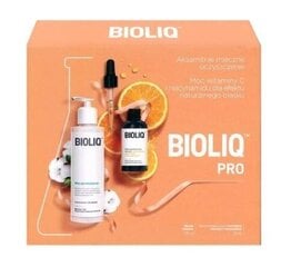 Veido priežiūros rinkinys Bioliq Pro moterims: micelinis pienelis 135 ml + koncentruotas serumas 20 ml цена и информация | Средства для очищения лица | pigu.lt