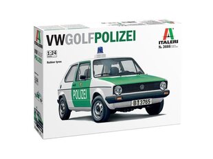 Konstruktorius Italeri VW Golf Polizei, 1/24, 3666 kaina ir informacija | Konstruktoriai ir kaladėlės | pigu.lt